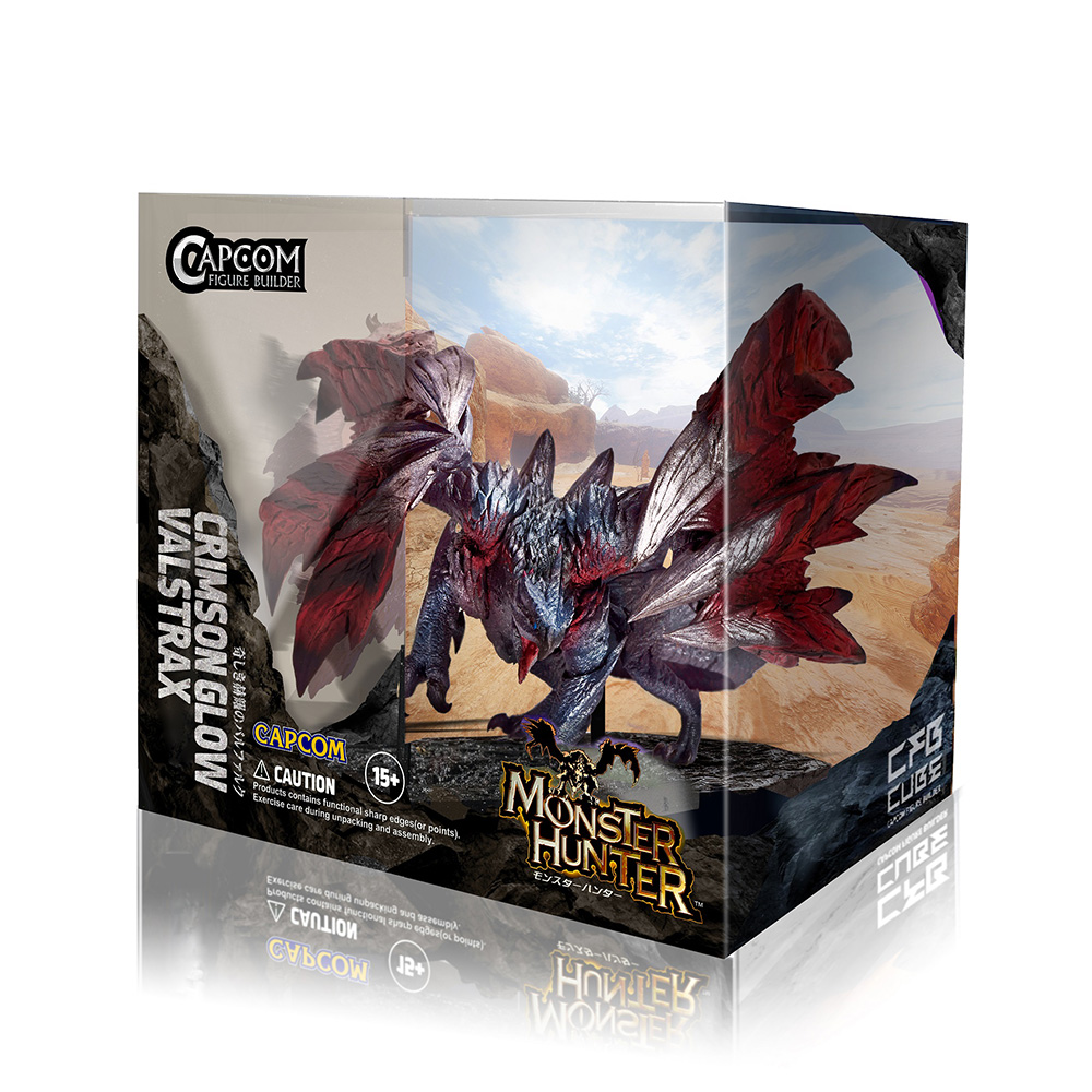 CAPCOM FIGURE BUILDER CUBE Crimson Glow Valstrax/MONSTER HUNTER