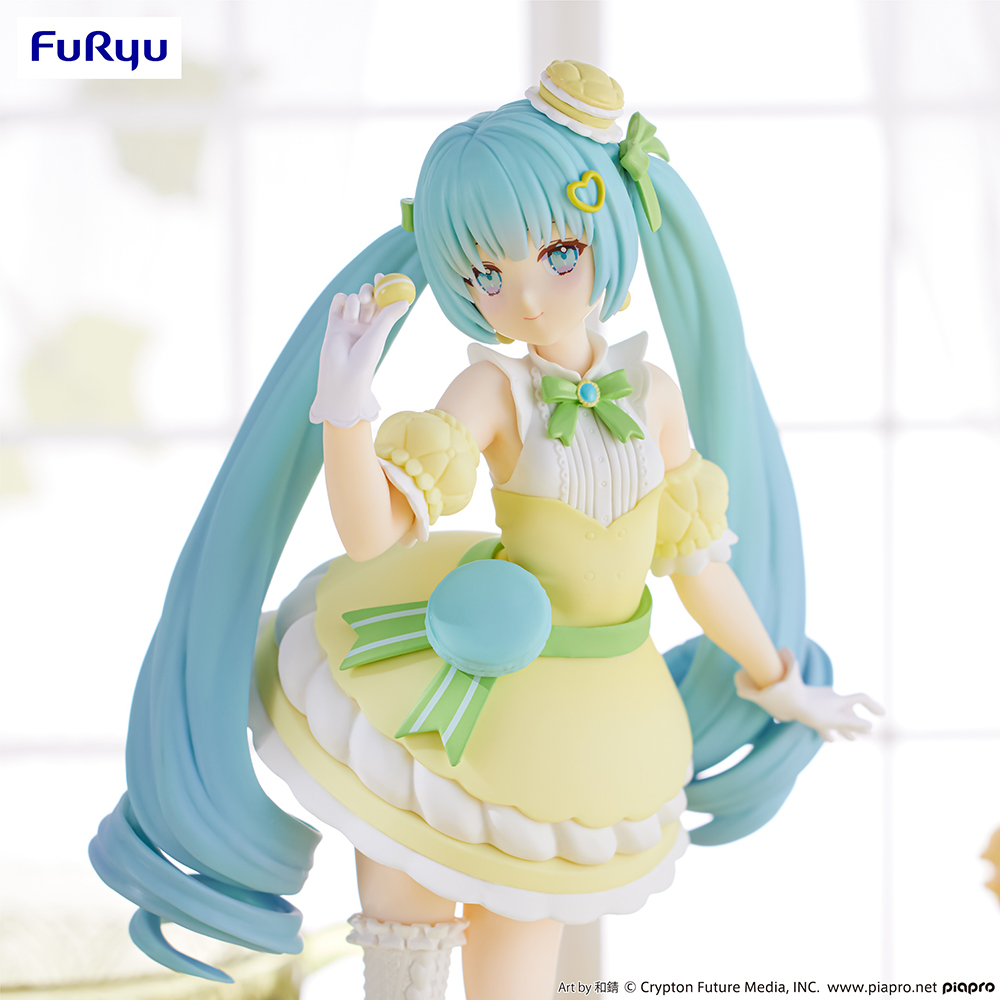 Hatsune Miku Exceed Creative Figure -SweetSweets Series Macaroon Citron Color ver.-