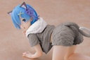 Re:Zero Starting Life in Another World Desktop Cute Figure - Rem (Cat Roomwear Ver.) Renewal Edition