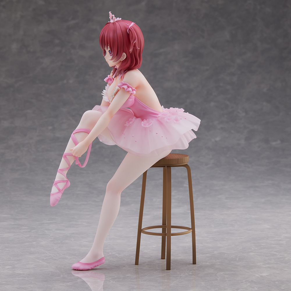 Anmi Illustration "Flamingo Ballet Group" Red Hair Girl Complete Figure