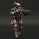 ACID RAIN 1/18 SCALE FAV-A110 Red Crow Hazmat Ronin