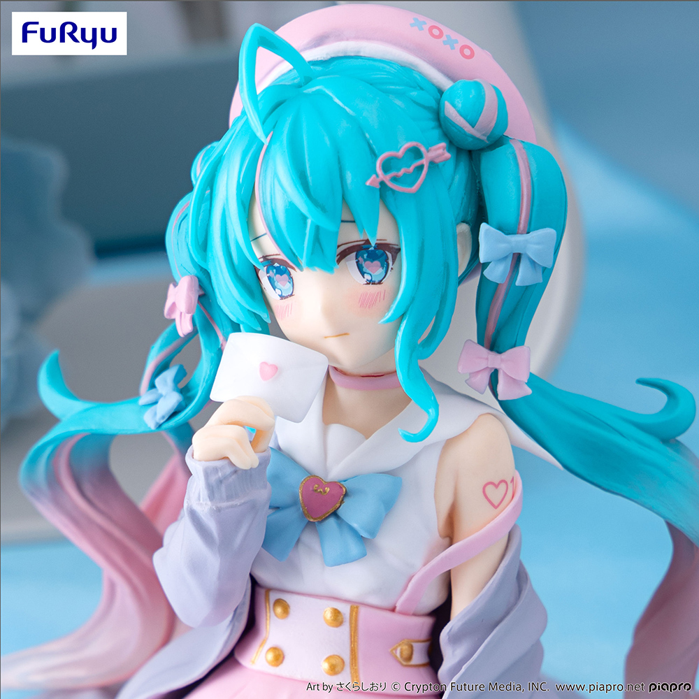 Hatsune Miku Noodle Stopper Figure -Love Sailor Grey Color ver.-