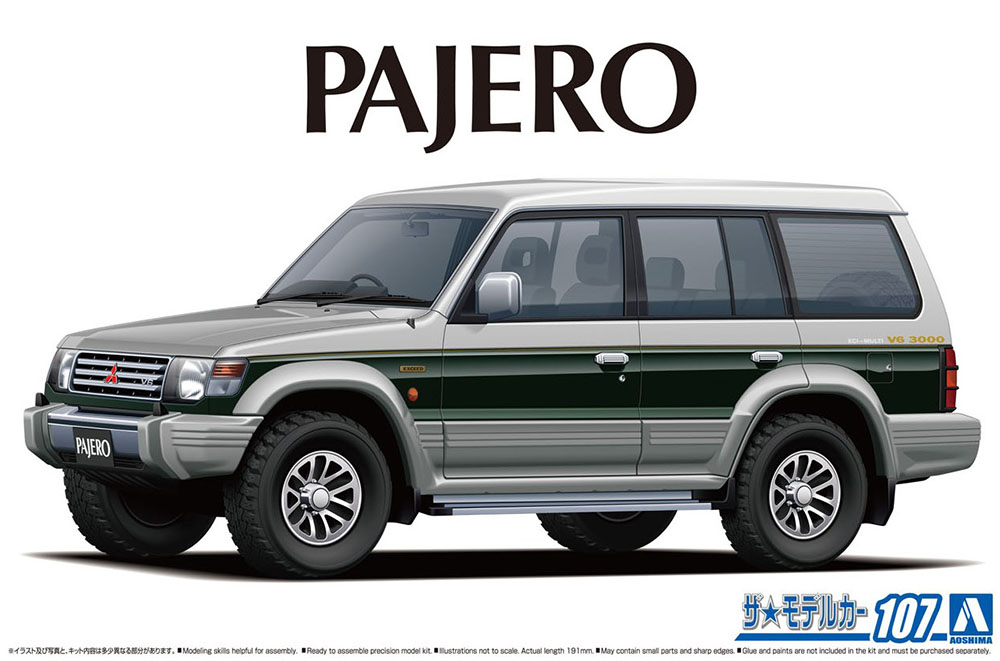 1/24 MITSUBISHI V43W PAJERO SUPER EXCEED '91