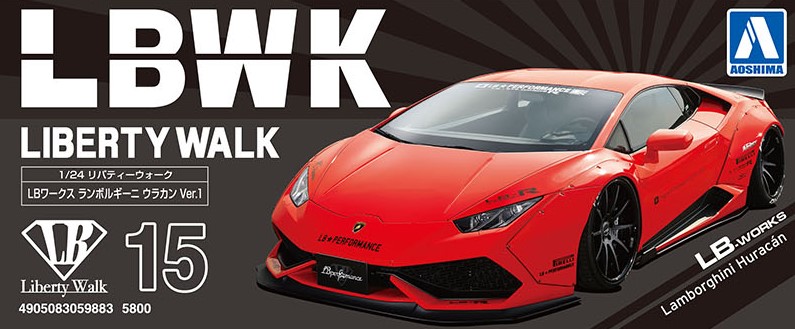 1/24 LB-WORKS Lamborghini Huracan Ver.1