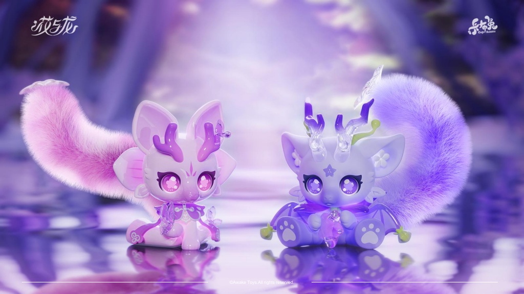 Cup Rabbit Flower And Dragon(re-run) (Set of 6 figures)