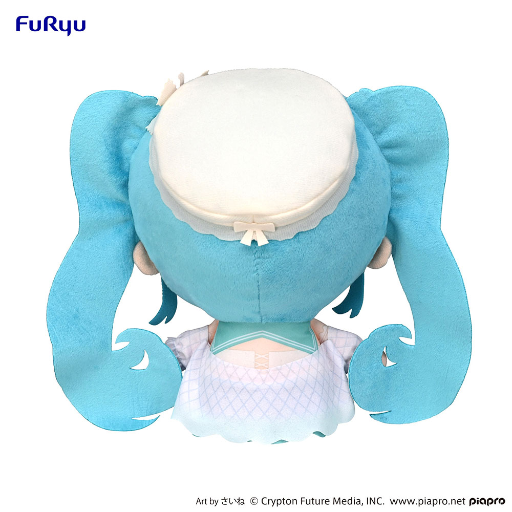 Hatsune Miku KYURUMARU Big Plush Toy -Melon Soda Float-