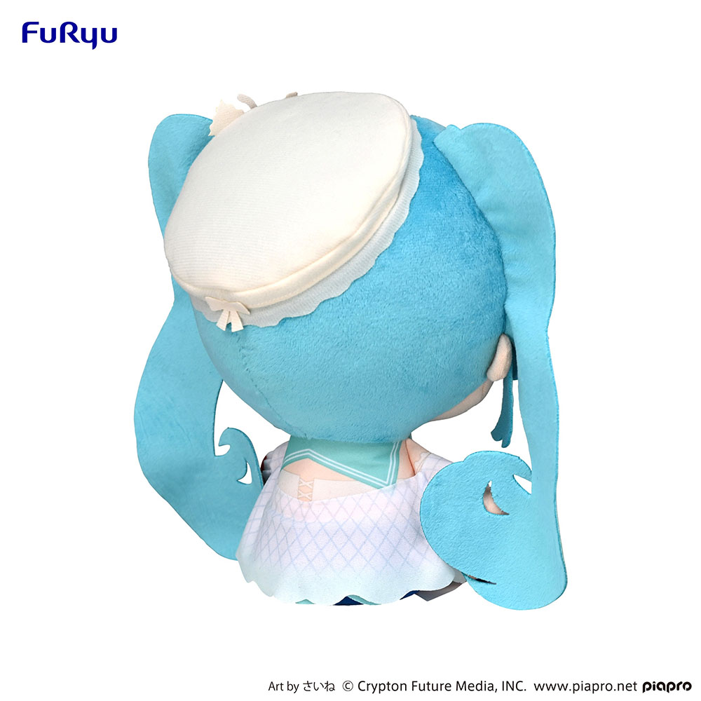 Hatsune Miku KYURUMARU Big Plush Toy -Melon Soda Float-