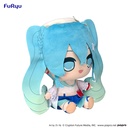 Hatsune Miku KYURUMARU Big Plush Toy -Melon Soda Float-