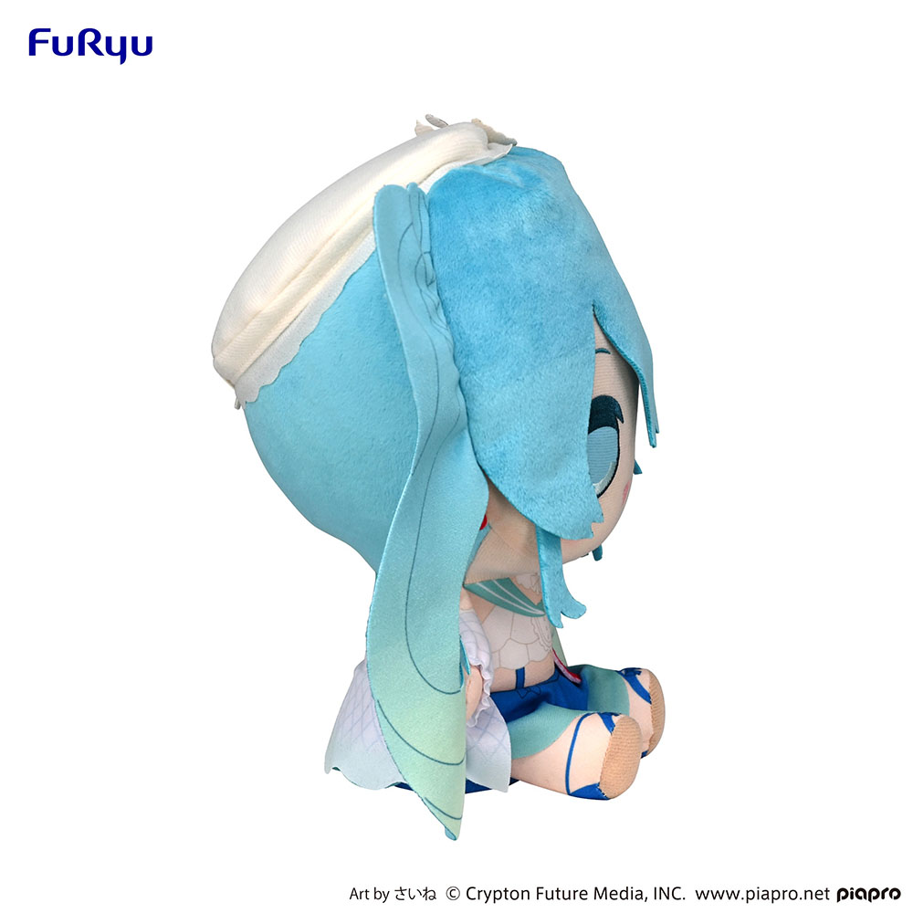 Hatsune Miku KYURUMARU Big Plush Toy -Melon Soda Float-