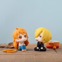 Lookup ONE PIECE Sanji & Nami set [with Cloche & Orange]