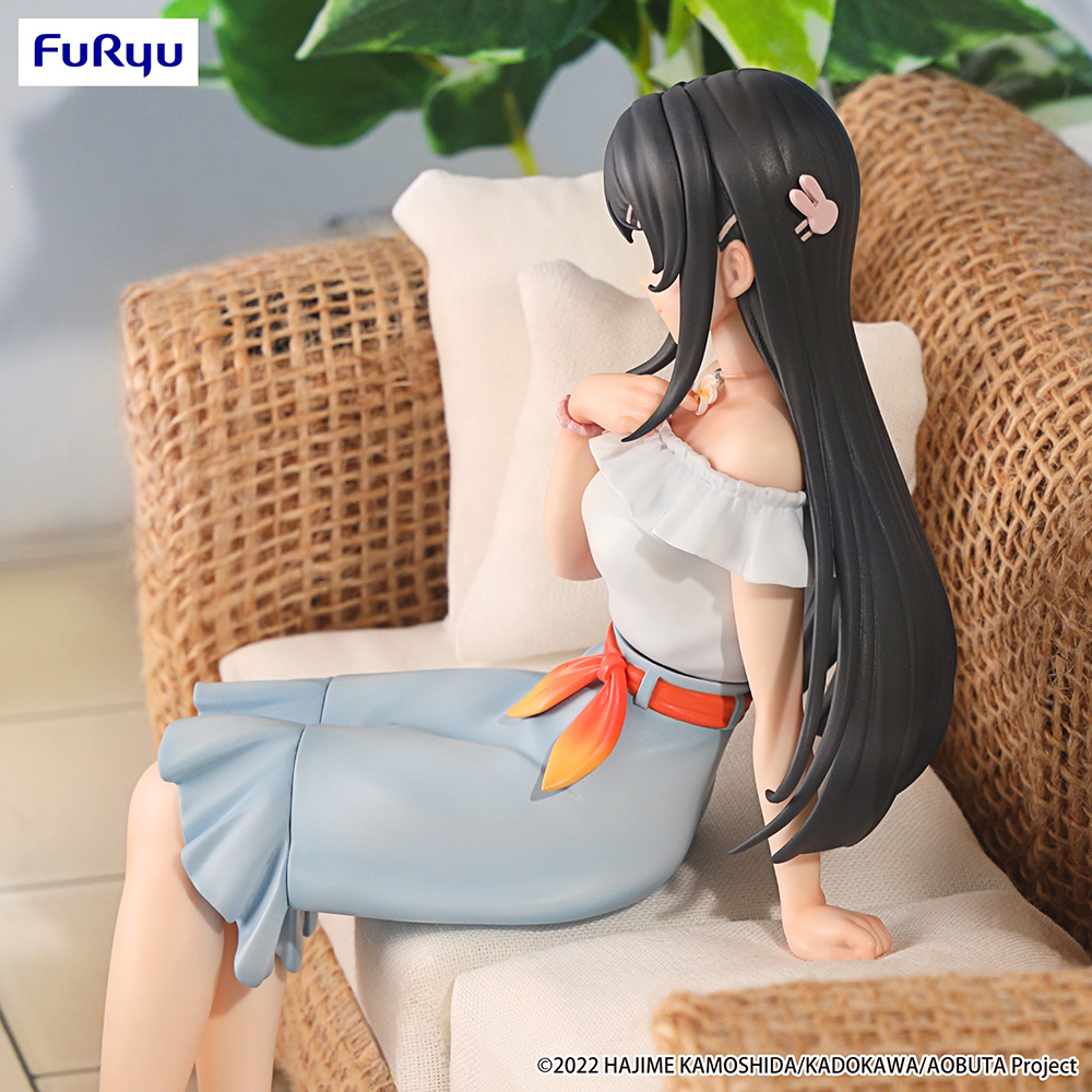 Rascal Does Not Dream Series Noodle Stopper Figure -Mai Sakurajima Summer Outfit ver.-