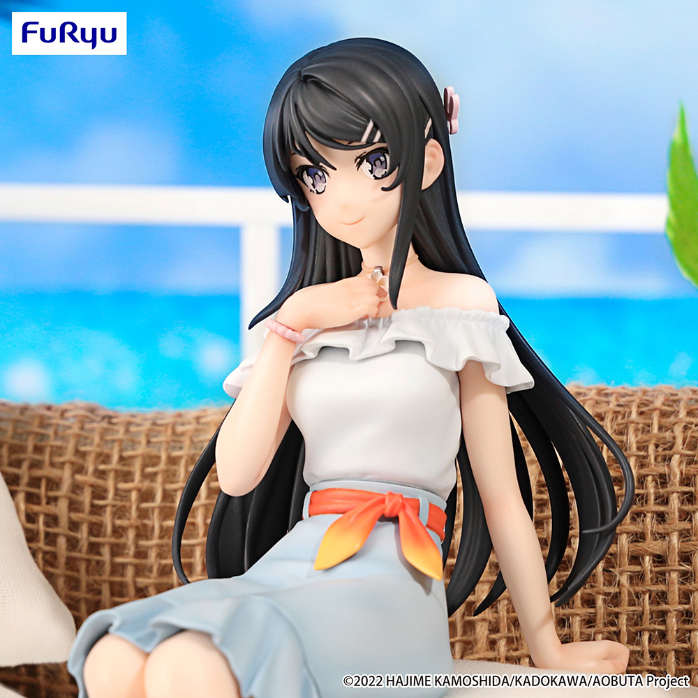 Rascal Does Not Dream Series Noodle Stopper Figure -Mai Sakurajima Summer Outfit ver.-