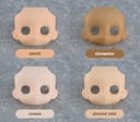 Nendoroid Doll Customizable Face Plate - Narrowed Eyes: With Makeup (Almond Milk)