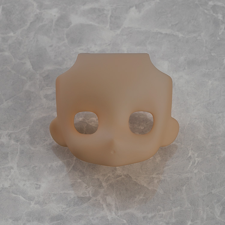 Nendoroid Doll Customizable Face Plate - Narrowed Eyes: Without Makeup (Cinnamon)