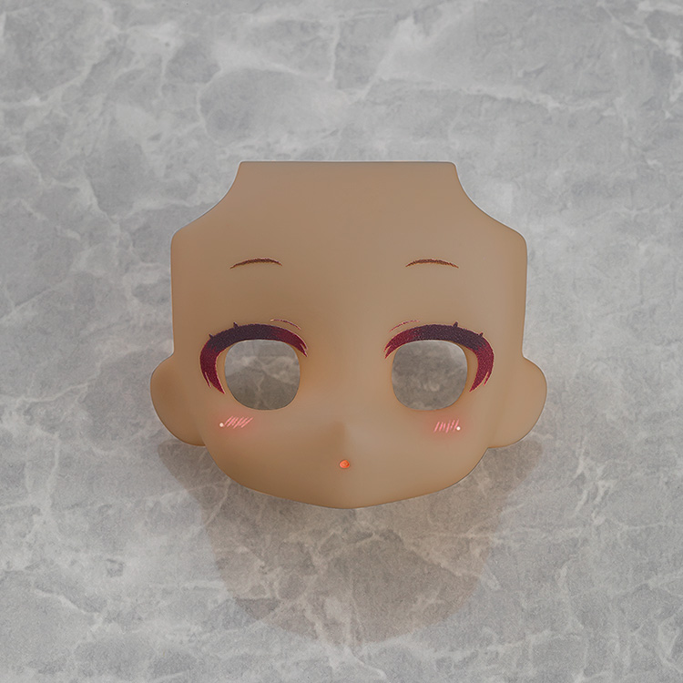Nendoroid Doll Customizable Face Plate - Narrowed Eyes: With Makeup (Cinnamon)