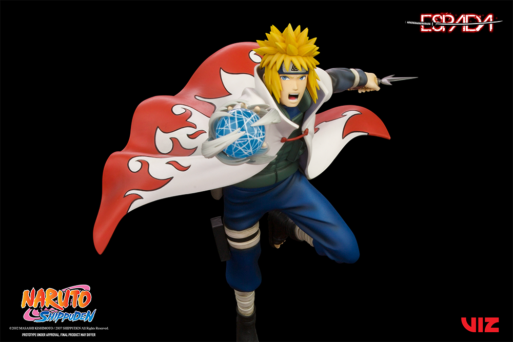 Minato Namikaze & 9 Tailed Fox (1/8th scale wall statue)