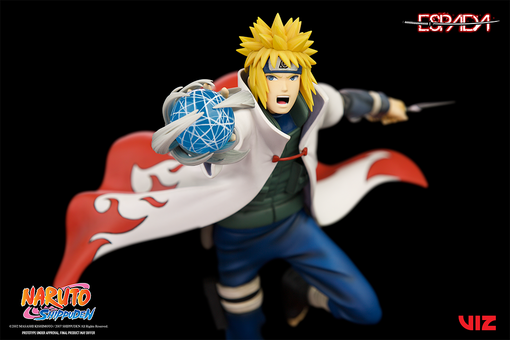 Minato Namikaze & 9 Tailed Fox (1/8th scale wall statue)