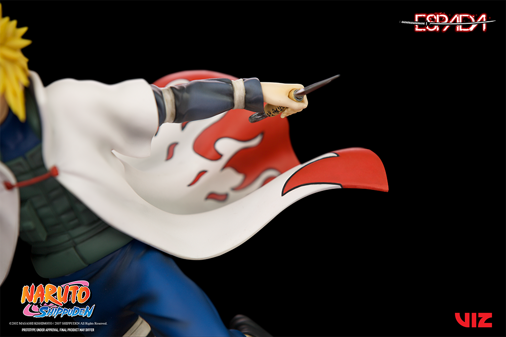 Minato Namikaze & 9 Tailed Fox (1/8th scale wall statue)