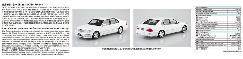 1/24 TOYOTA UCF31 CELSIOR '05