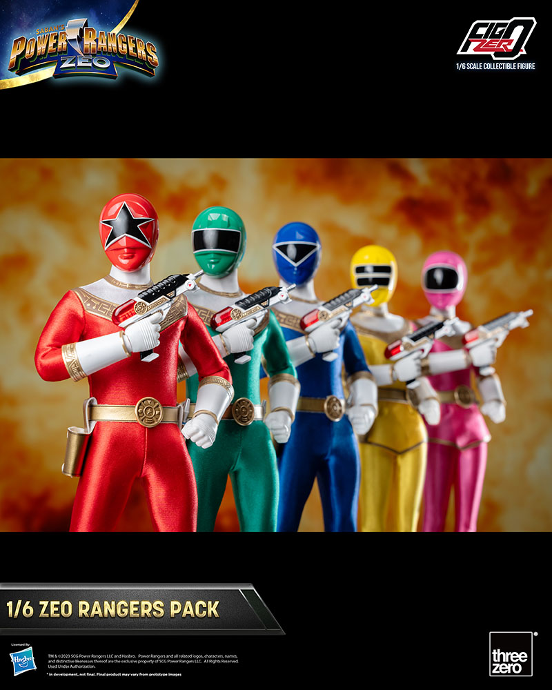 Power Rangers Zeo - FigZero 1/6 Zeo Rangers Pack