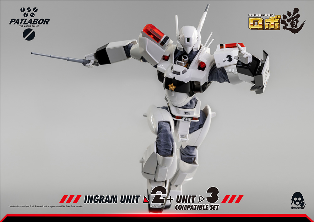 Mobile Police Patlabor - ROBO‐DOU Ingram Unit 2 + Unit 3 Compatible Set