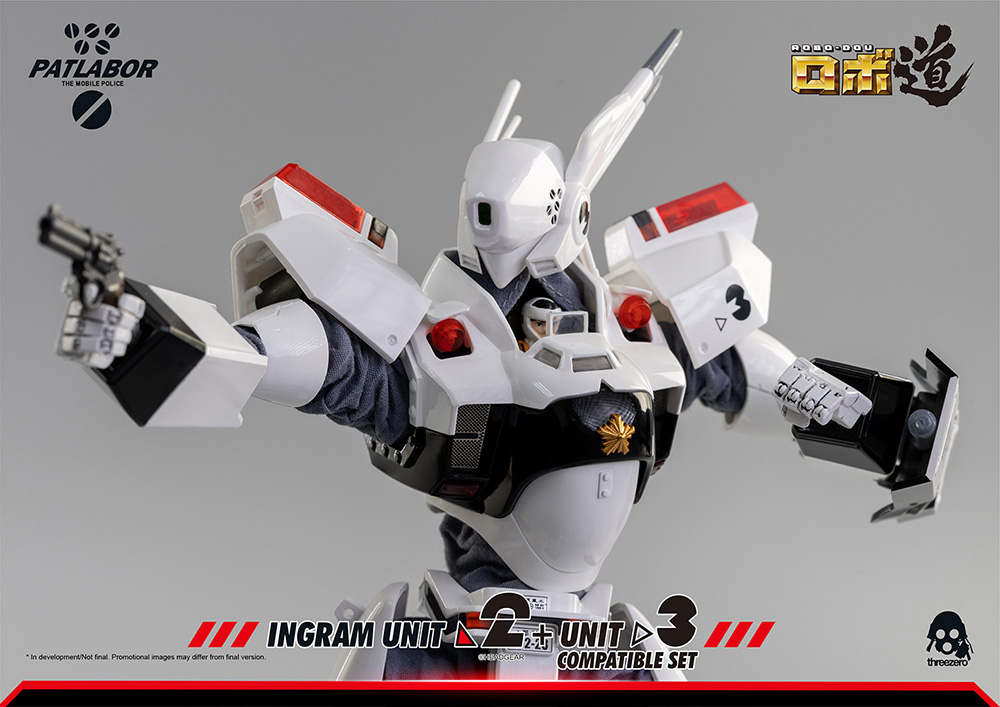 Mobile Police Patlabor - ROBO‐DOU Ingram Unit 2 + Unit 3 Compatible Set