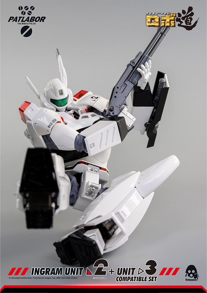 Mobile Police Patlabor - ROBO‐DOU Ingram Unit 2 + Unit 3 Compatible Set