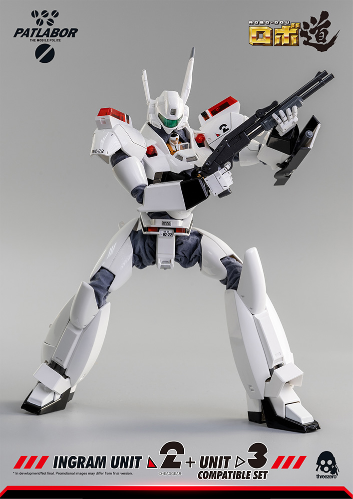 Mobile Police Patlabor - ROBO‐DOU Ingram Unit 2 + Unit 3 Compatible Set