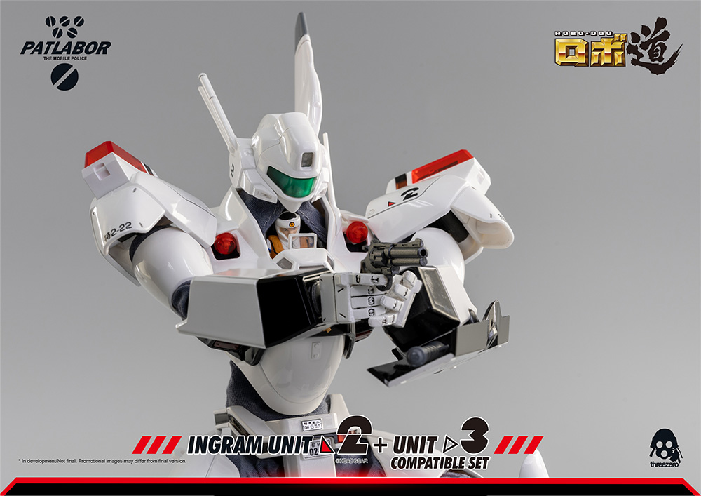 Mobile Police Patlabor - ROBO‐DOU Ingram Unit 2 + Unit 3 Compatible Set