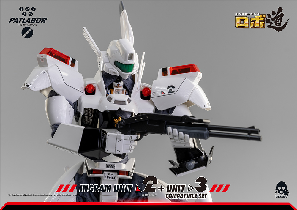 Mobile Police Patlabor - ROBO‐DOU Ingram Unit 2 + Unit 3 Compatible Set