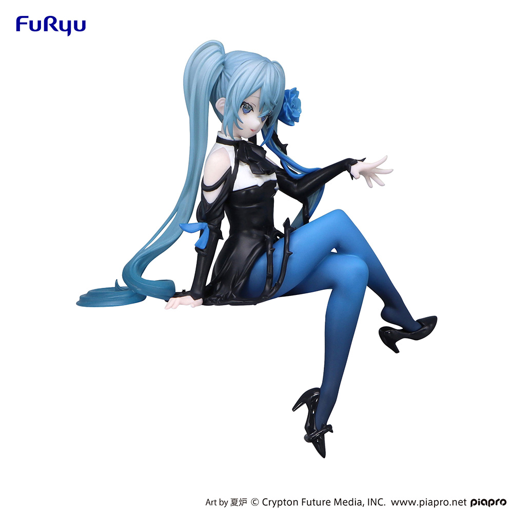 Hatsune Miku Noodle Stopper Figure -Blue Rose-