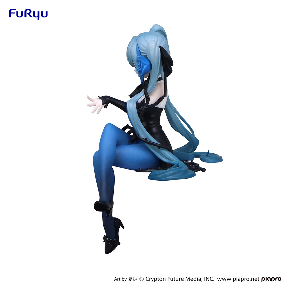 Hatsune Miku Noodle Stopper Figure -Blue Rose-