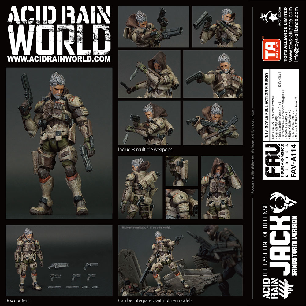 ACID RAIN 1/18 SCALE FAV-A114 Jack (Sandstorm Version)