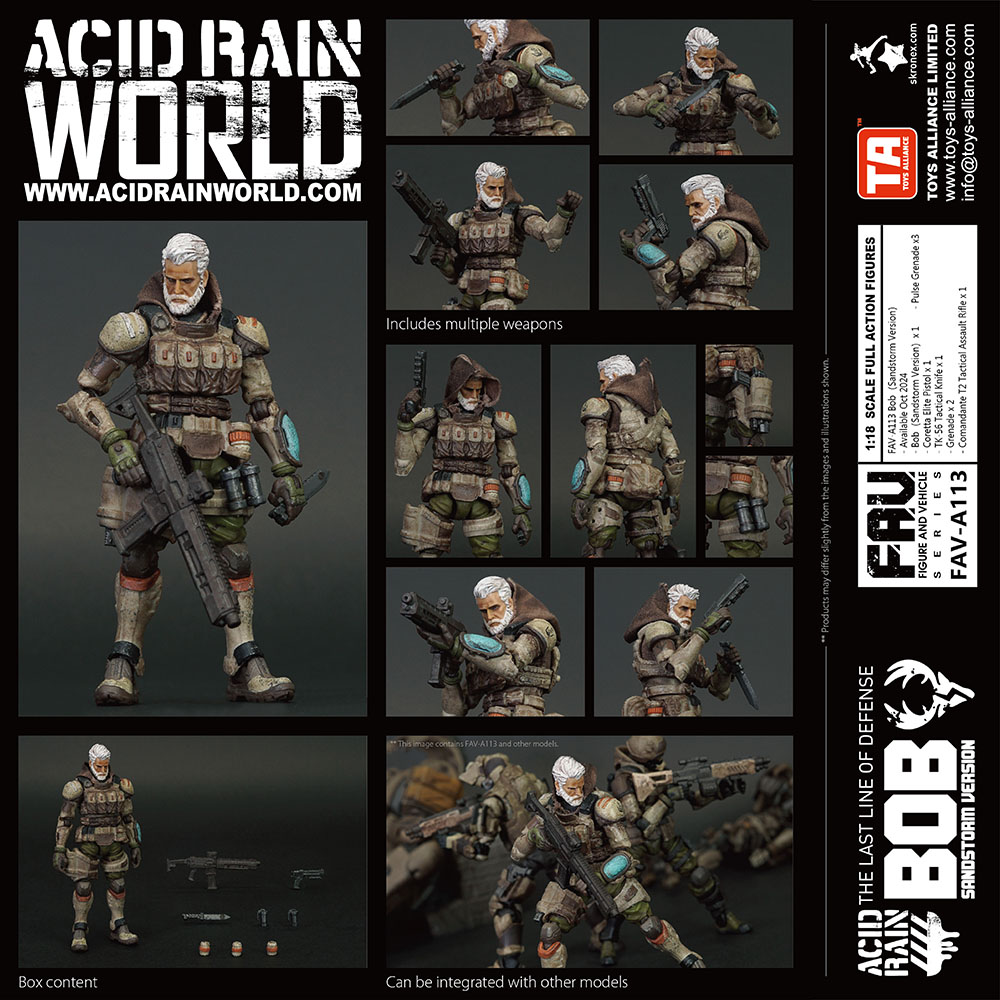 ACID RAIN 1/18 SCALE FAV-A113 Bob (Sandstorm Version)