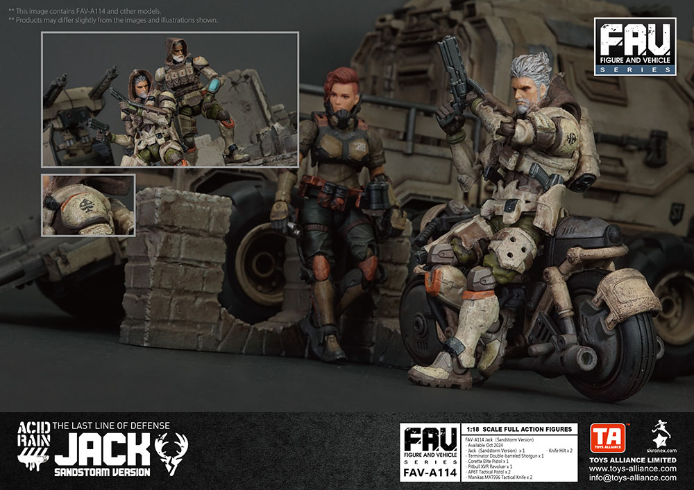 ACID RAIN 1/18 SCALE FAV-A114 Jack (Sandstorm Version)