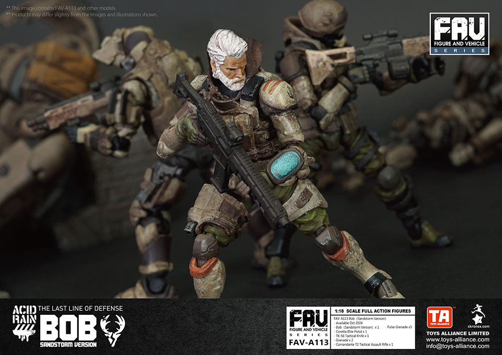 ACID RAIN 1/18 SCALE FAV-A113 Bob (Sandstorm Version)