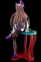 Elfine Phillet wearing flower’s purple bunny costume with Nip Slip Gimmick System