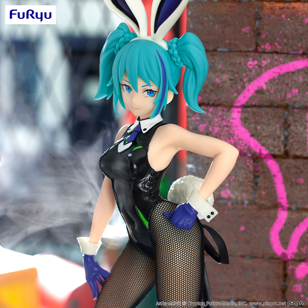 Hatsune Miku BiCute Bunnies Figure -Street Violet Color ver.-