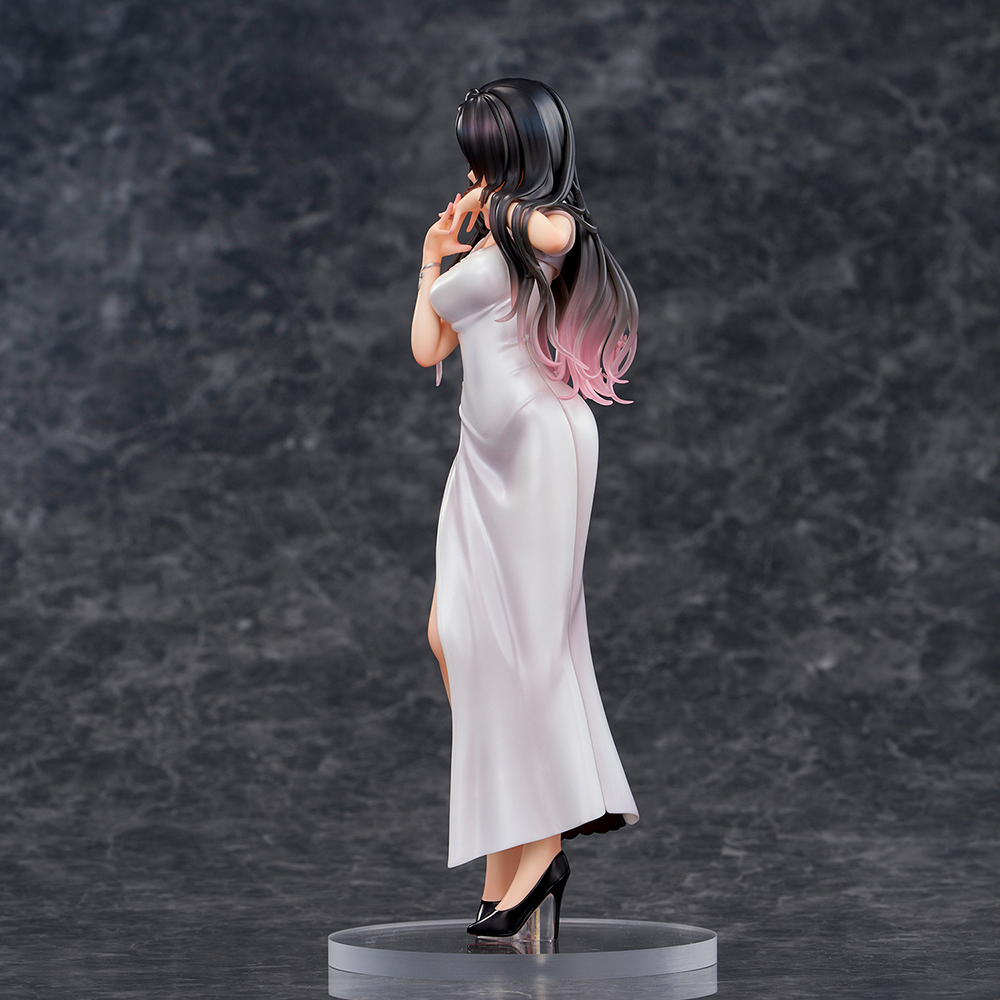 Mai Okuma illustration "Healing-type white chinese dress lady " Scale figure