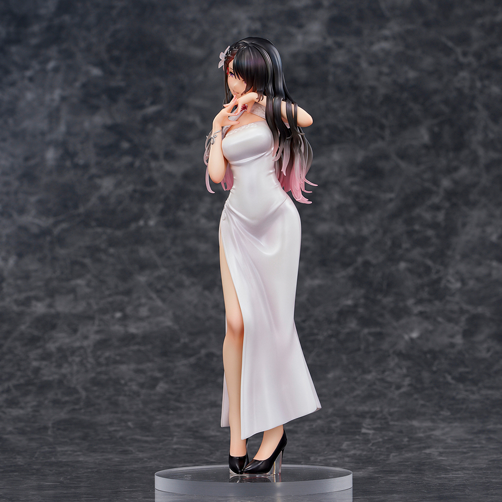 Mai Okuma illustration "Healing-type white chinese dress lady " Scale figure