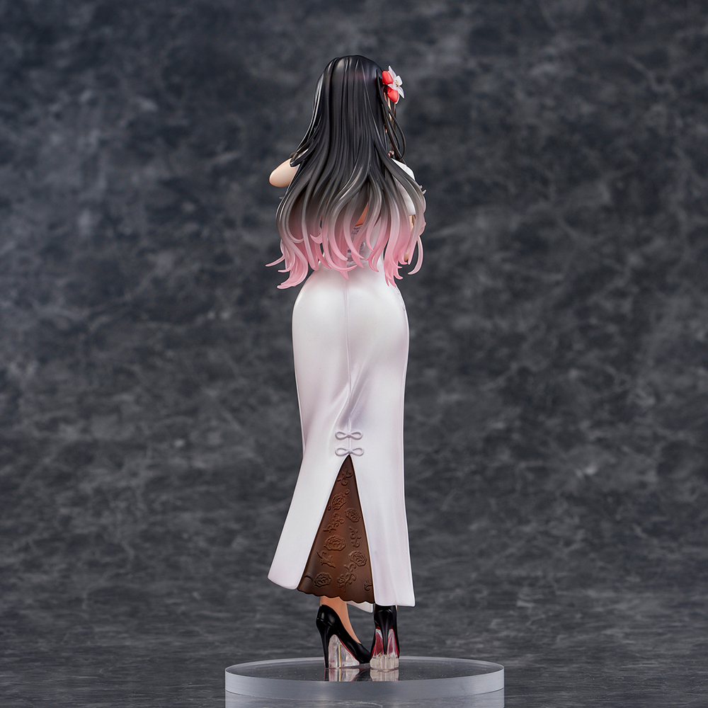 Mai Okuma illustration "Healing-type white chinese dress lady " Scale figure