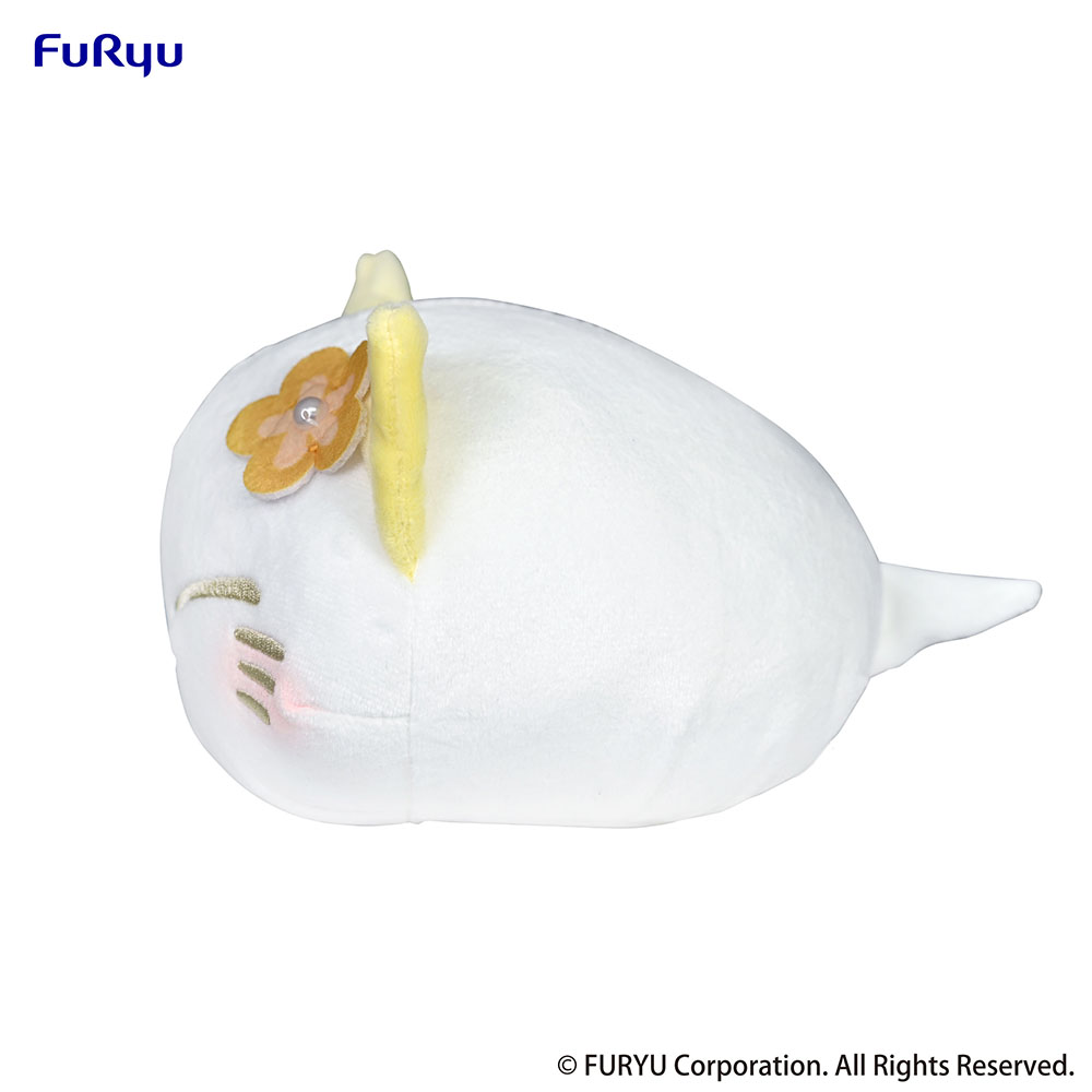 Nemuneko Cat Pastel Color Plush Toy -Yellow-