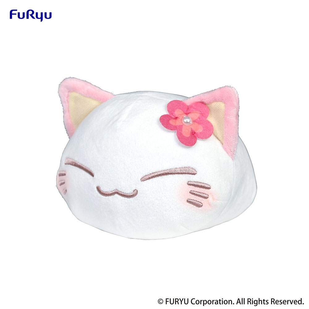 Nemuneko Cat Pastel Color Plush Toy -Pink-