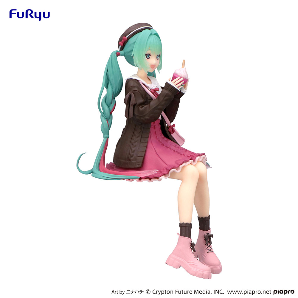 Hatsune Miku Noodle Stopper Figure -Autumn Date Pink Color ver.-