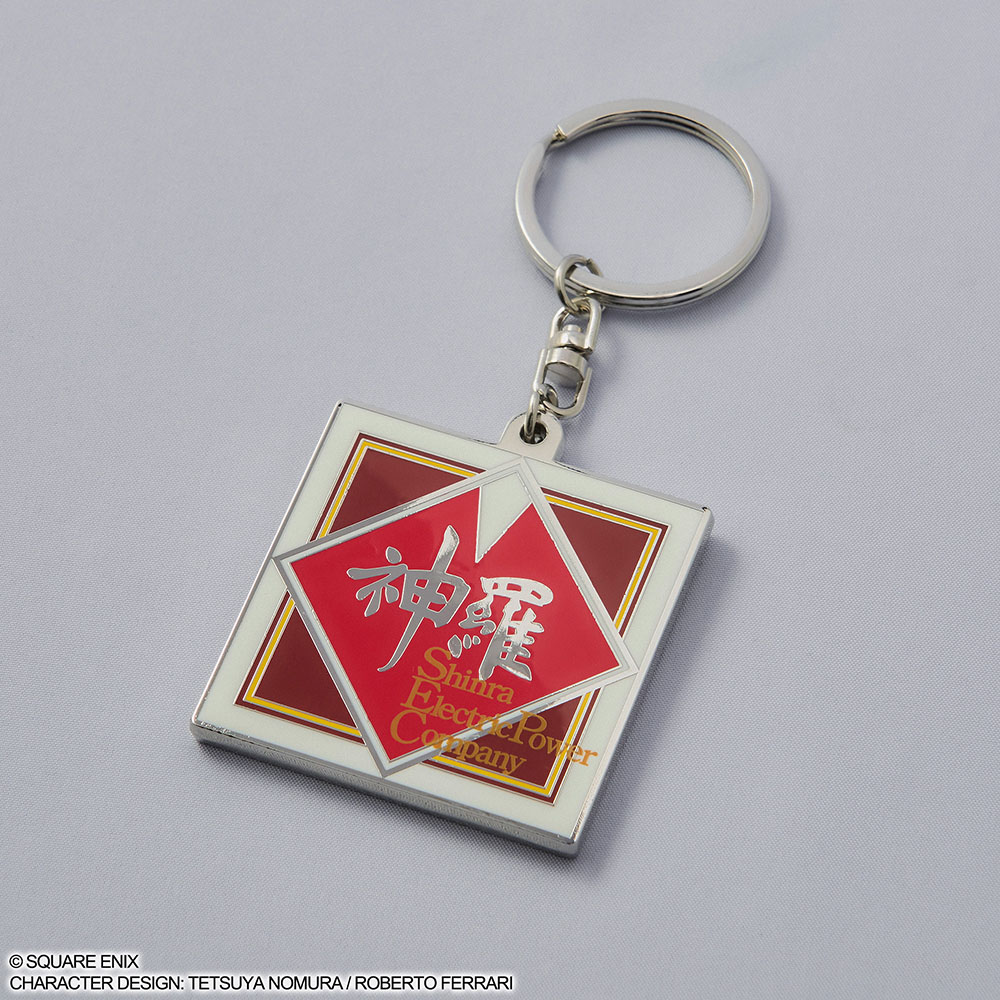 FINAL FANTASY VII REBIRTH Metal Keychain - SHINRA