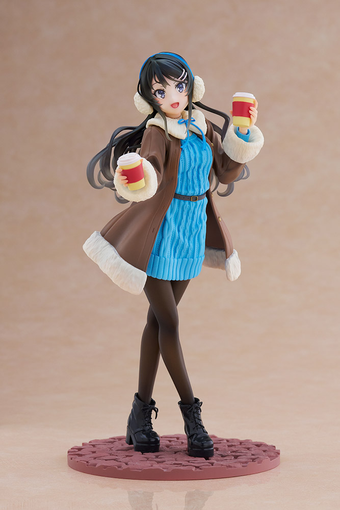 <Taito Kuji> Rascal Does Not Dream of a Girl with a Leather Backpack Newley Written Figure - Mai Sakurajima