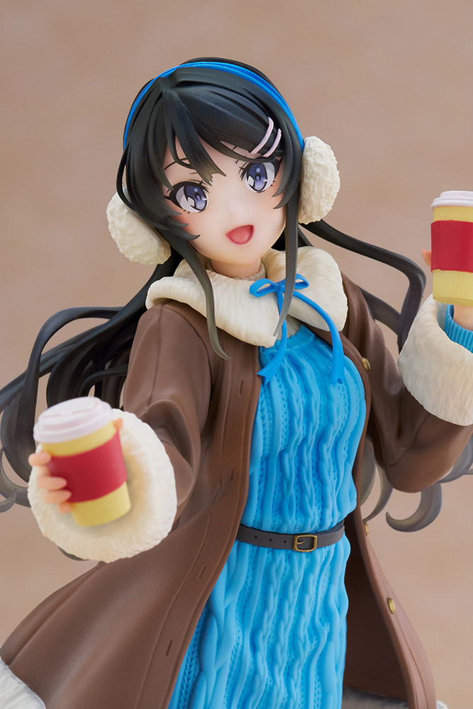 <Taito Kuji> Rascal Does Not Dream of a Girl with a Leather Backpack Newley Written Figure - Mai Sakurajima