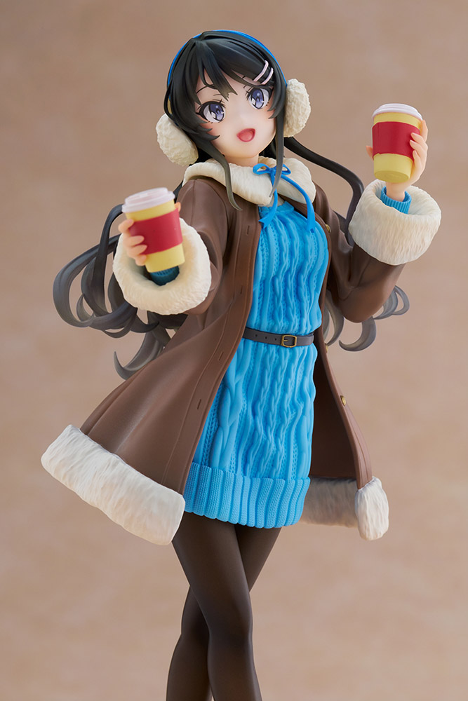 <Taito Kuji> Rascal Does Not Dream of a Girl with a Leather Backpack Newley Written Figure - Mai Sakurajima