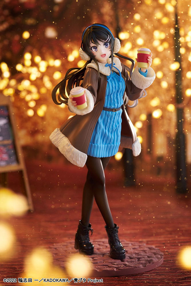 <Taito Kuji> Rascal Does Not Dream of a Girl with a Leather Backpack Newley Written Figure - Mai Sakurajima