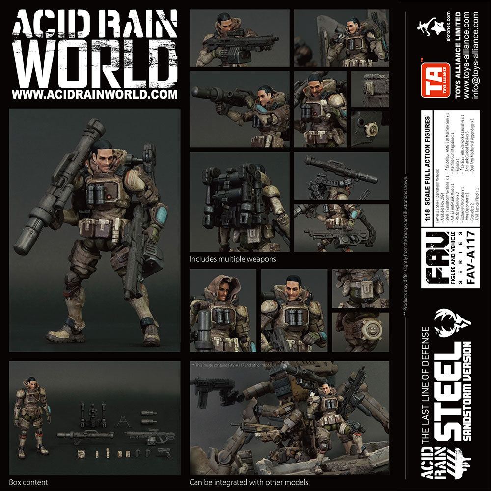 Acid Rain" 1/18 Scale FAV-A117 Steel (Sandstorm Version)